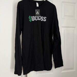 Black Long Sleeve Graphic Tee